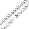 Men's 201 Stainless Steel Figaro Chains Necklace NJEW-N050-A08-7-60P-2