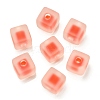Frosted Acrylic European Beads OACR-G012-14-2