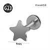 G23 Titanium 17 Gauge Threadless Labrets WGEEA58-24-1