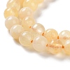 Dyed Natural Malaysia Jade Beads Strands G-G021-02A-11-3