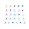 Alphabet Acrylic Beads OACR-X0006-16-1