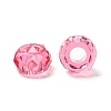Transparent Resin European Beads X1-RESI-B020-05F-2