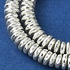 Electroplated Synthetic Non-Magnetic Hematite Beads Strands G-H020-E01-04-3