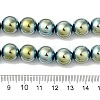 Electroplated Synthetic Magnetic Hematite Beads Strands G-I364-K01-04-4