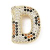 Brass Micro Pave Cubic Zirconia Pendants KK-Z108-02G-D-1