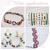 200Pcs 10 Colors 2-Hole Glass Seed Beads SEED-HY0001-26B-5