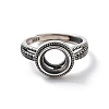 925 Sterling Silver Adjustable Ring Components STER-C011-12AS-2