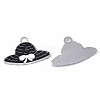 Alloy Enamel Pendants ENAM-N053-06-2