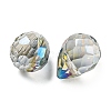 Electroplated Glass Beads LS-EGLA-K062-01A-HP02-2
