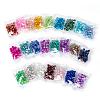 24 Colors Spray Painted Crackle Glass Beads CCG-JQ0001-03-8mm-1