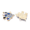 Alloy Enamel Pendants PALLOY-CJC0009-01A-2
