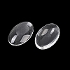 Transparent Oval Glass Cabochons X-GGLA-R022-30x20-1