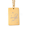 Golden 202 Stainless Steel Constellation Pendants Necklaces LS-NJEW-K380-02G-01-1
