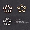 Brass Flat Round Spacer Beads KK-PH0035-81-8