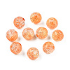 Transparent Crackle Acrylic Beads CACR-N002-08A-3