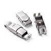 Non-Tarnish 201 Stainless Steel Watch Band Clasps STAS-C006-1-P-2