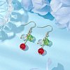 304 Stainless Steel Dangle Earrings EJEW-JE06036-2