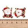 Christmas Theme Rack Plating Alloy Pendants FIND-M020-04G-02-3