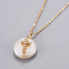 Brass Pendants Necklaces NJEW-JN02379-3