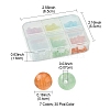180Pcs 6 Colors Cat Eye Beads Strands CE-FS0001-01-3