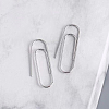 Fashionable S925 Sterling Silver Paperclip Dangle Earrings SI3484-2-2