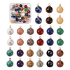 Yilisi 30Pcs 15 Colors Natural Gemstone Charms G-YS0001-01-24