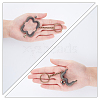   8Pcs 4 Colors Iron Purse Frame Handle FIND-PH0003-45-3