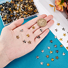 400Pcs 4 Colors Brass Cabochons KK-PH0010-76-3