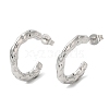 Non-Tarnish 304 Stainless Steel Ring Stud Earrings EJEW-B026-14P-1