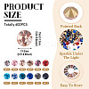 Pointed Back Glass Rhinestone Cabochons RGLA-YS0001-04A-5