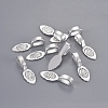 Tibetan Style Alloy Glue-on Flat Pad Bails LS-LF10728Y-NF-4