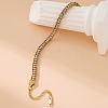 Stainless Steel Rhinestone Cup Chain Bracelets PW-WG34DD3-02-3