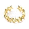 Rack Plating Brass Finger Ring RJEW-C072-06G-2