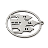 201 Stainless Steel Pendants STAS-G366-02P-03-2