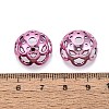 UV Plated ABS Bead Caps OACR-D316-04B-08-3