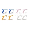 Hypoallergenic Bioceramics Zirconia Ceramic Stud Earrings EJEW-C065-03H-2