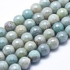 Natural Amazonite Beads Strands G-O164-02-8mm-1