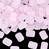 100Pcs Transparent Spray Painted Glass Beads GLAA-PA0001-60C-8