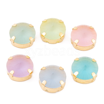 Round Shaped Sew on Rhinestone GLAA-K069-03B-G-1