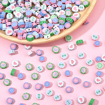 Handmade Polymer Clay Beads CLAY-SC0002-75-1