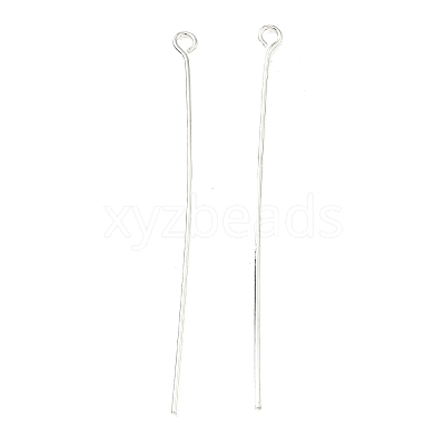 50MM Silver Color Plated Brass Eye Pins X-EPC5.0cm-S-1