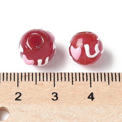 Handmade Lampwork Enamel Beads BLOW-D300-05B-1