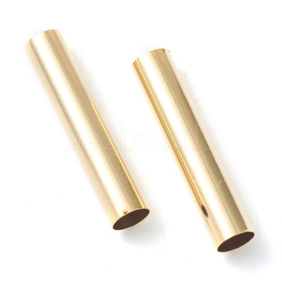 Brass Tube Beads KK-Y003-73H-G-1