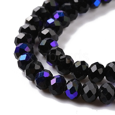Electroplate Opaque Solid Color Glass Beads Strands LS-EGLA-A034-P2mm-L01-1