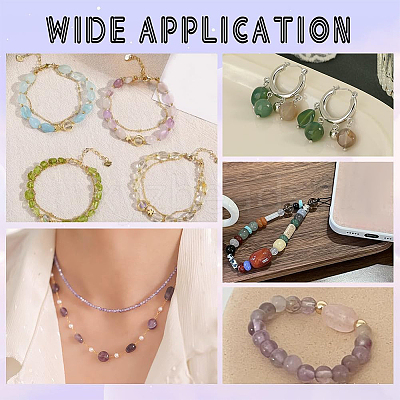 60Pcs 6 Styles Natural Mixed Gemstone Beads Strands G-PH0002-47-1