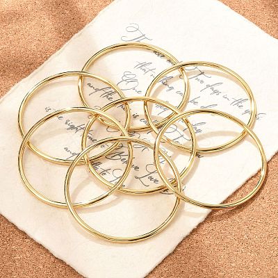 7Pcs 201 Stainless Steel Plain Bangle Sets for Women BJEW-L664-022A-G02-1