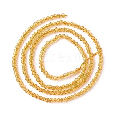 Transparent Glass Beads Strands GLAA-C019-01A-18-1