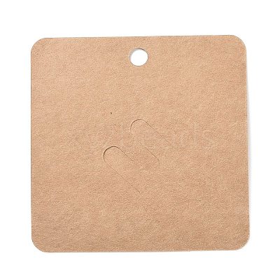 Blank Kraft Paper Broochs Display Cards X1-CDIS-G005-08-1