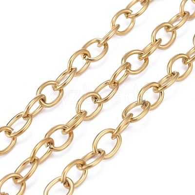 304 Stainless Steel Cable Chains CHS-F011-02A-G-1