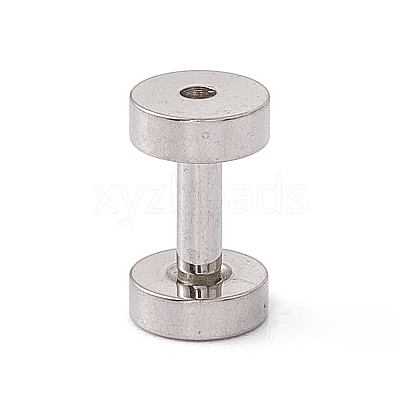 Non-Tarnish 304 Stainless Steel Ear Plugs Gauges EJEW-G317-01B-P-1
